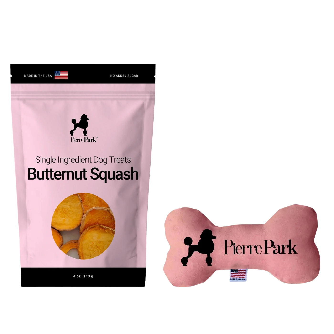 Pet toysButternut Squash Dog Treats & Dog Toy Bundle