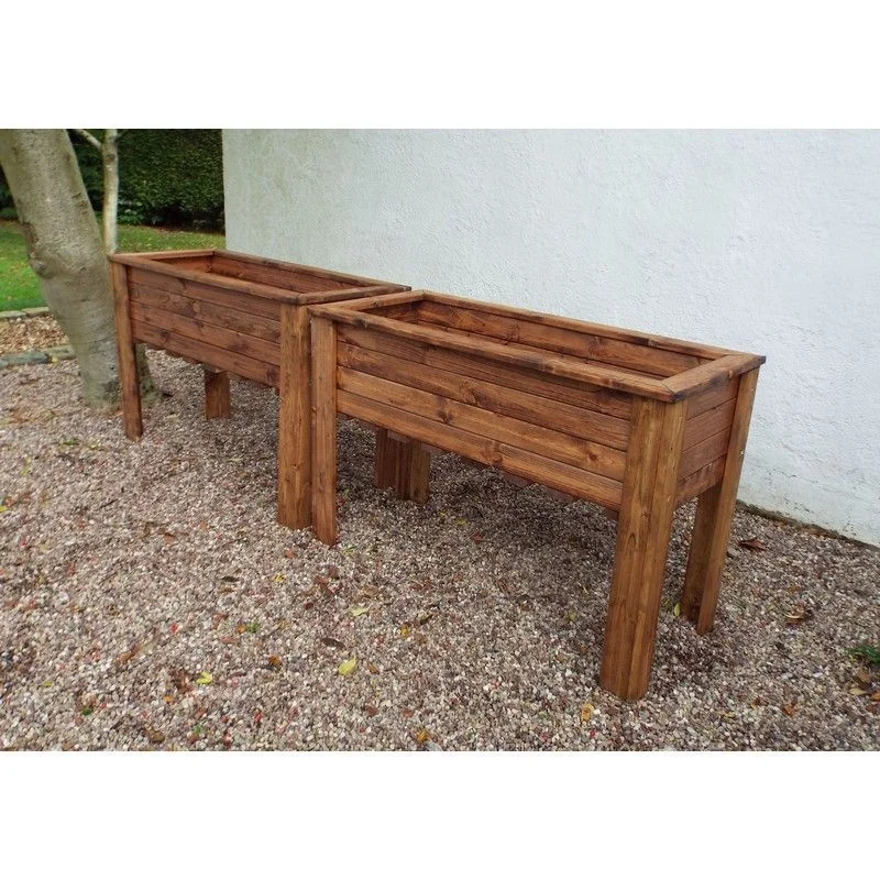 Scandinavian Redwood Garden Raised Planter Set by Charles Taylor