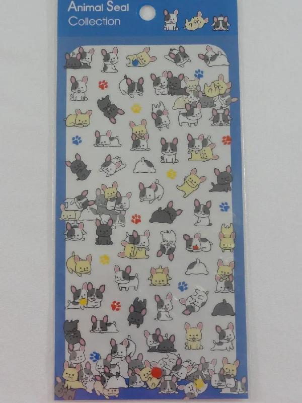 Cute Kawaii Mind Wave Dogs Puppies Sticker Sheet - for Journal Planner Craft Organizer Agenda Schedule