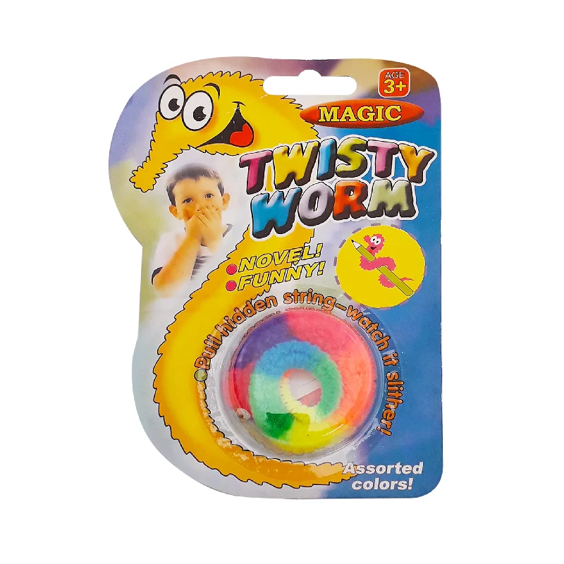 Rainbow Fidget Twisty Worm