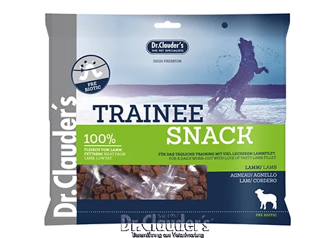  -Chicken-flavored dog foodDr Clauder's Premium Lamb Trainee Snacks, 500g