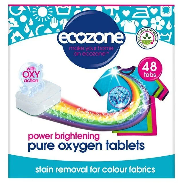 Ecozone Pure Oxygen Brightener Tablets   48 per pack