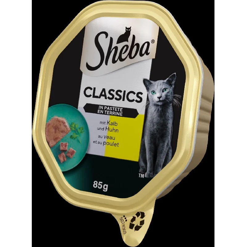 SHEBA Classics Pašteta za mačke s lososom, 85g