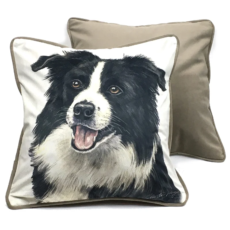 Waggy Dogz Border Collie Cushion