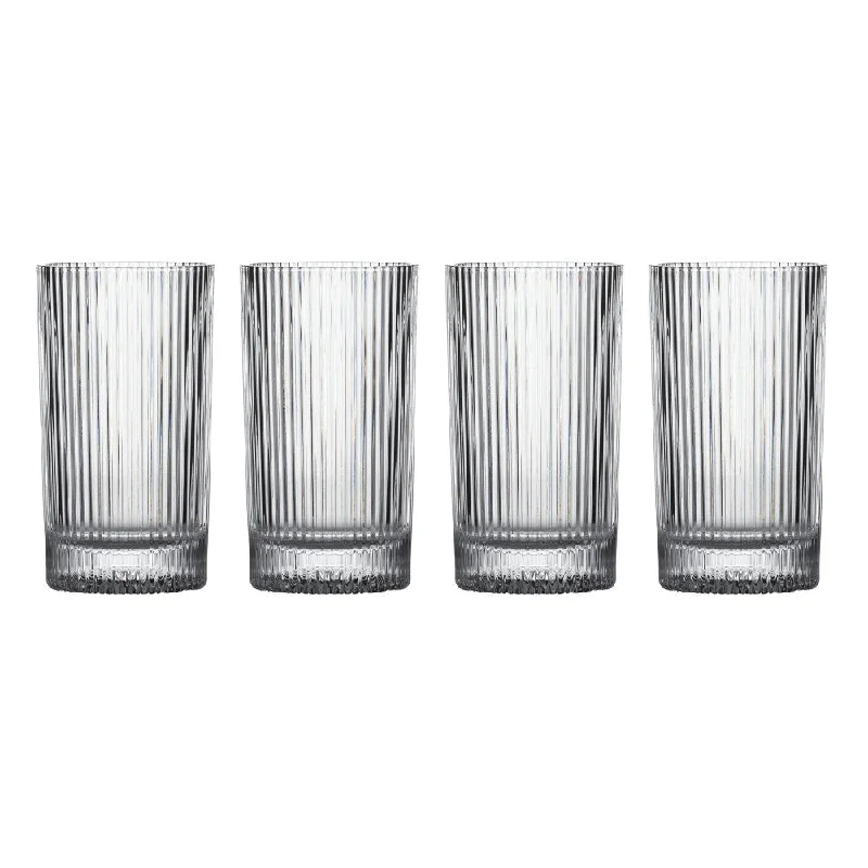 Davis & Waddell Ascot Set of 4 Highball Glasses 370ml