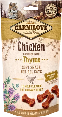 - Dog food improves immunityCarnilove cat Soft Snack Chicken with Thyme