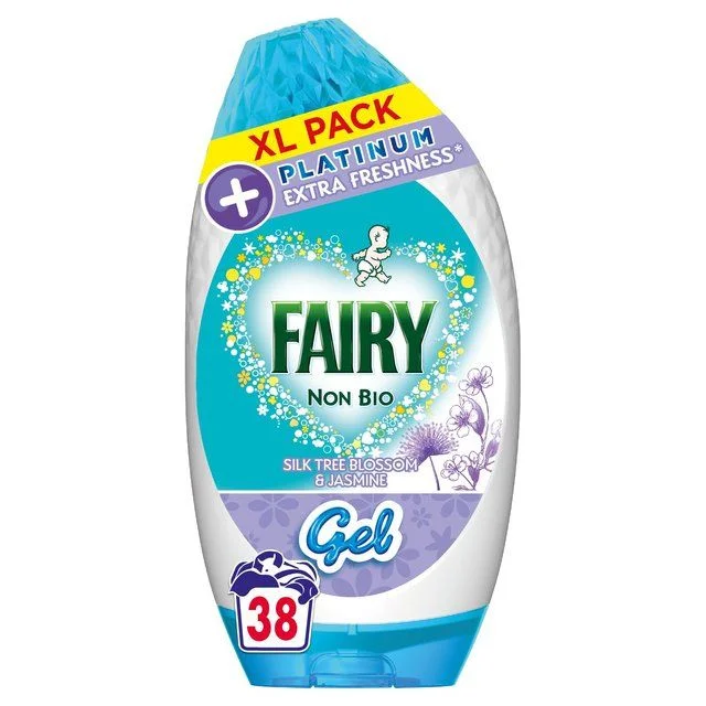 Fairy Non Bio Silk Tree Blossom Washing Liquid Gel 38 Washes   1254ml