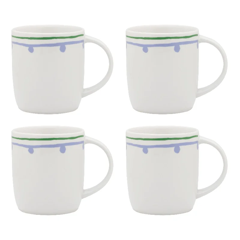 Porto Fiesta Set of 4 Mugs 300ml