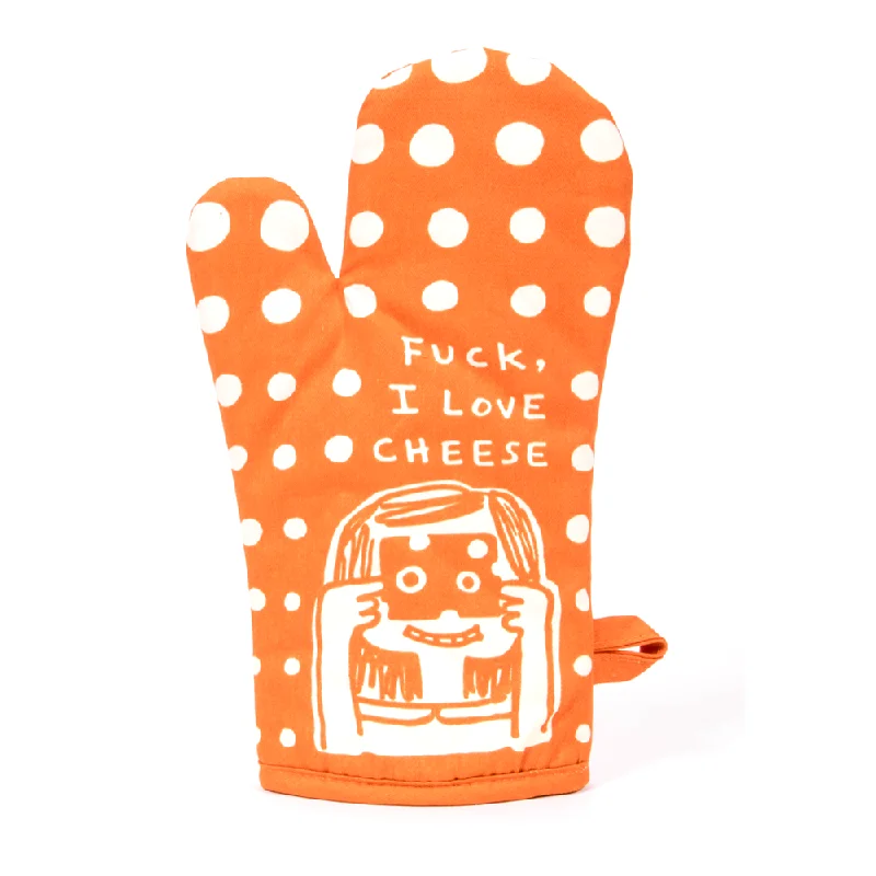 Blue Q Oven Mitt F*ck I Love Cheese