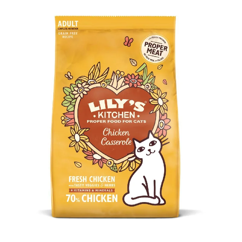 6. **Special Needs**  Lily's Kitchen Cat Chicken Casserole Adult Dry Food 800g