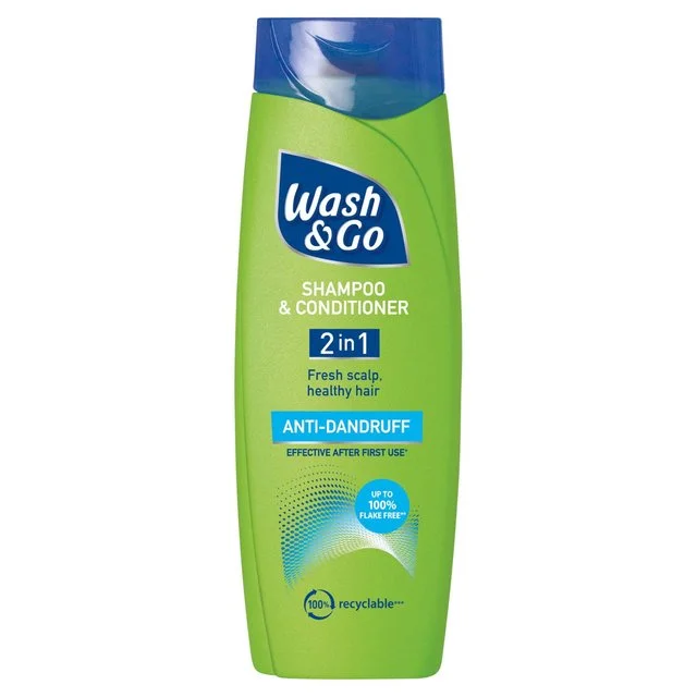 Wash & Go Shampoo 2 in 1 Anti-Dandruff   200ml