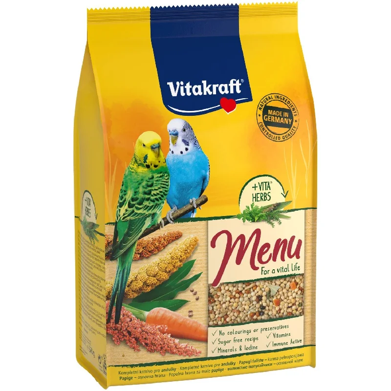 VITAKRAFT Menu potpuna hana za papagaje, mešavina semenki i žitarica, 500g