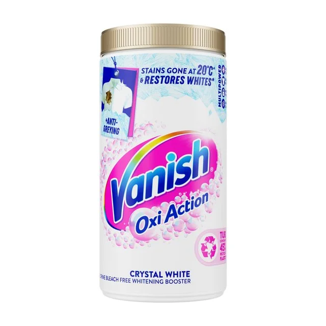 Vanish Oxi Action Fabric Stain Remover Powder Whites   1.9kg