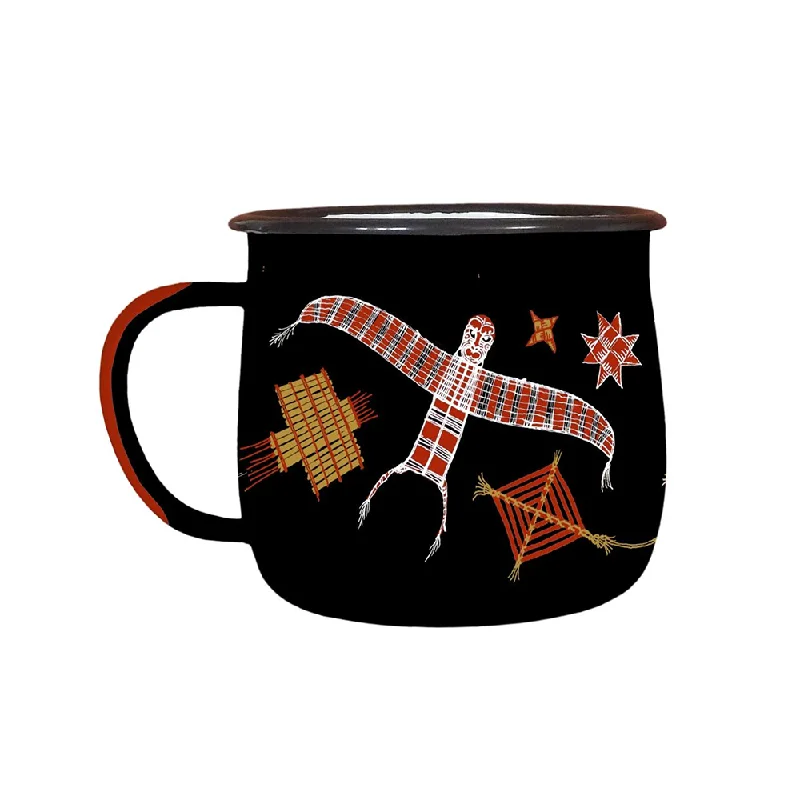 Wolfkamp and Stone Enamel Mug Matariki