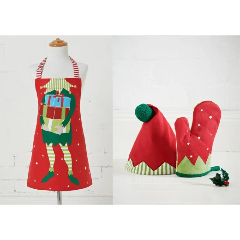 Ladelle Santa's Little Helper Kids Chef Set