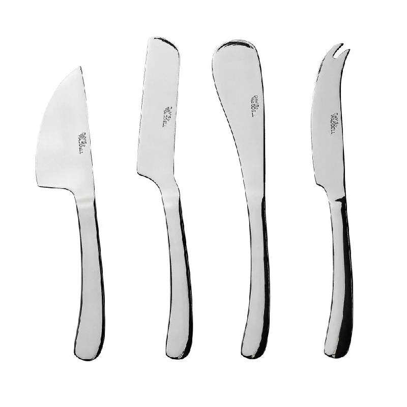 Davis & Waddell Kingsley Set of 4 Stainless Steel Cheese Knives