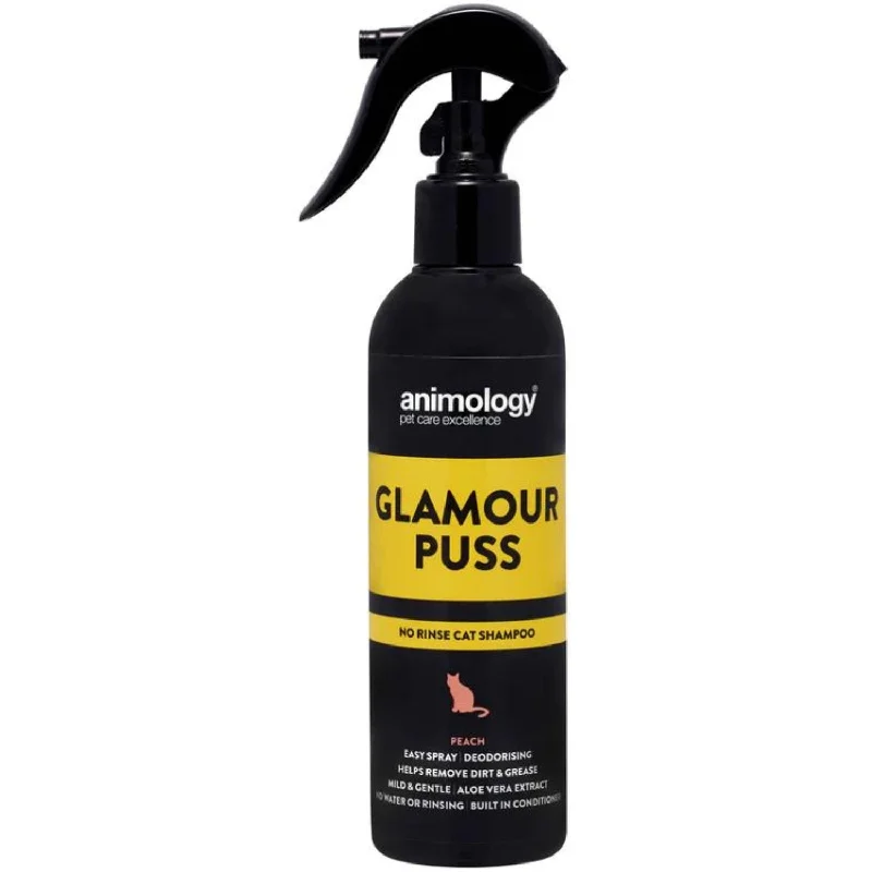 ANIMOLOGY Šampon za mačke u spreju Glamour Puss, bez ispiranja, 250ml