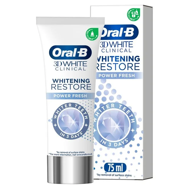 Oral B 3DW Clinical Whitening Power Fresh   70ml