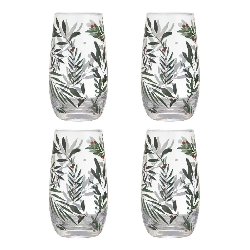 Ladelle Garland Set of 4 Highball Tumbler