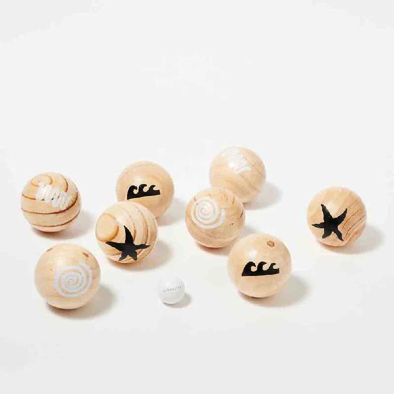 SUNNYLiFE Bocce Set Casa Vintage Black