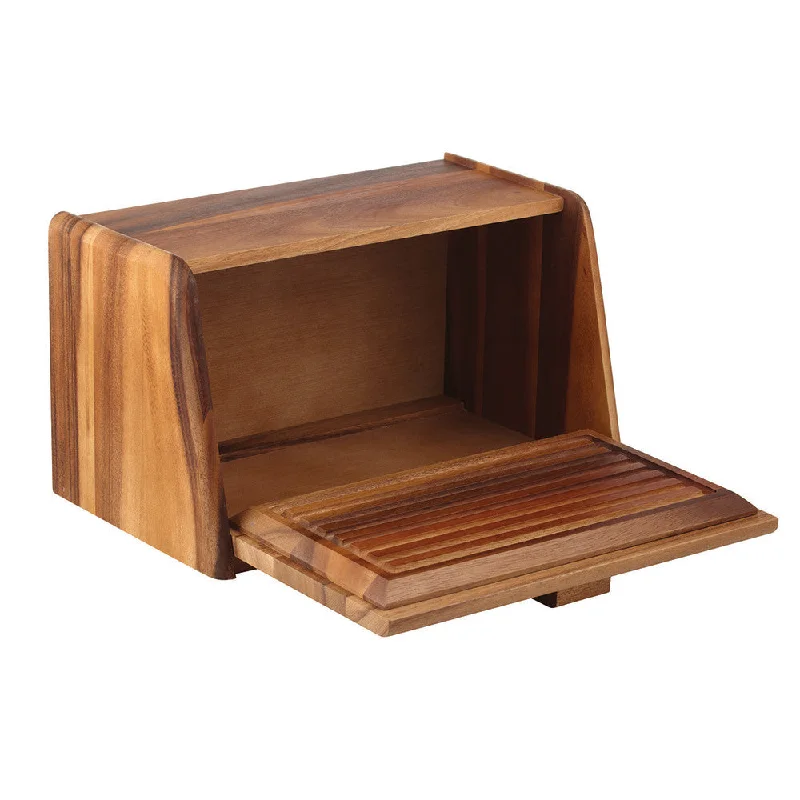 Davis & Waddell Acacia Wood Bread Box