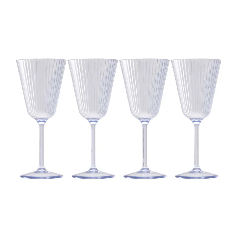 Ambrosia Azure Set of 4 Champagne Glasses 310ml