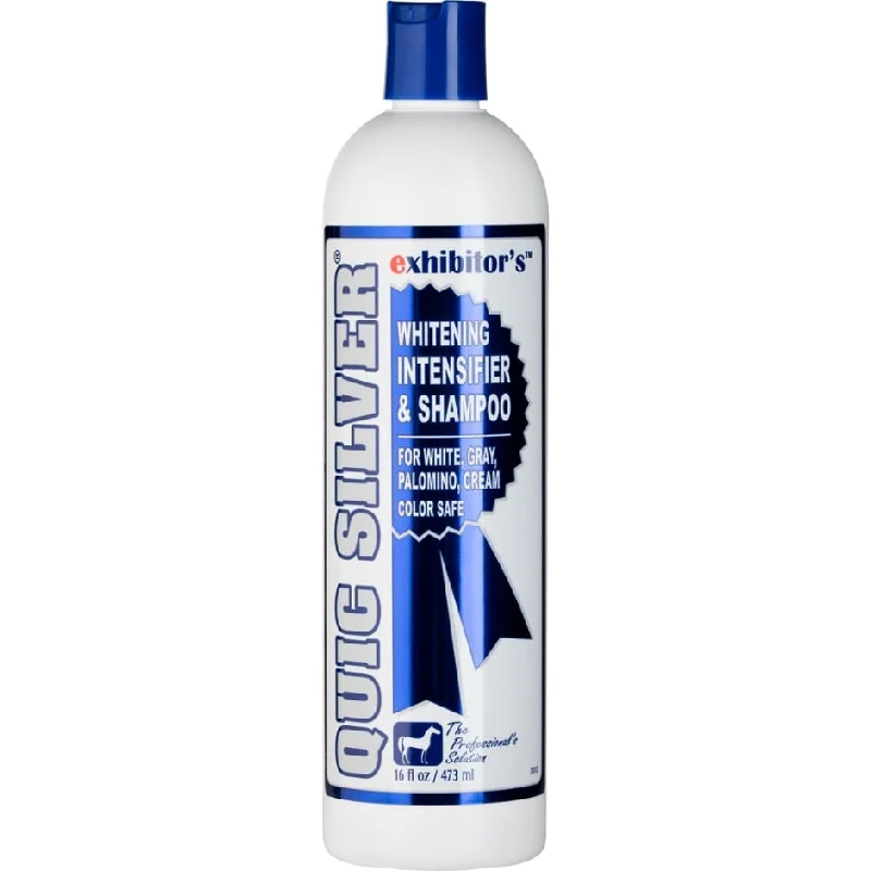 Pet conditioner: used to care for pet hair,EXHIBITOR'S QUIC SILVER WHITENING SHAMPOO (16 OZ)