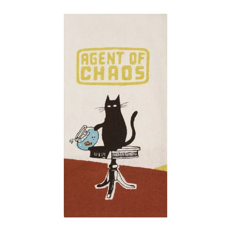 Blue Q Tea Towel Agent Of Chaos