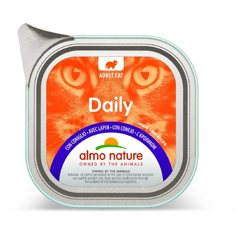 ALMO NATURE Daily Pašteta za mačke s zečetinom, 100g