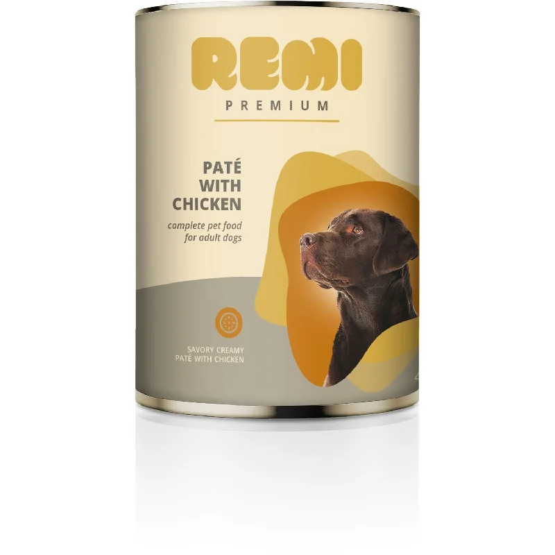 REMI Premium, Pašteta s piletinom, za pse, 400g