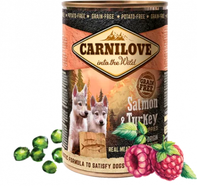 - Dog food nutritional analysisCarnilove Wild Puppy Salmon & Turkey