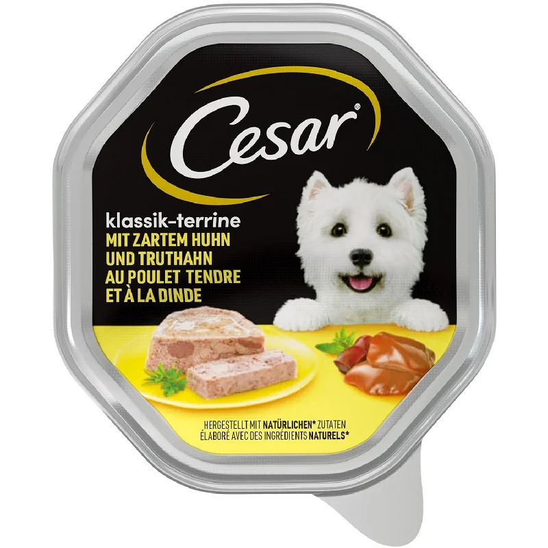 CESAR Classics Pašteta za pse s ćuretinom i piletinom, 150g