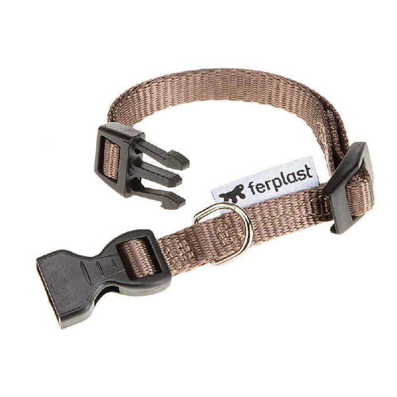 2. **Pet traction rope is anti-explosion**Ferplast Club C Nylon Collar for Dogs (Brown)