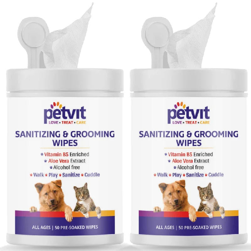 4. **Dog muzzle is breathable**Petvit Sanitizing & Grooming Wipes for Dogs and Cats (Pack of 2)